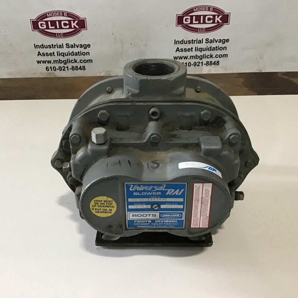 Roots 33URAIJH Rotary Lobe Blower – URAI?J Series Roots Blower 2" FNPT