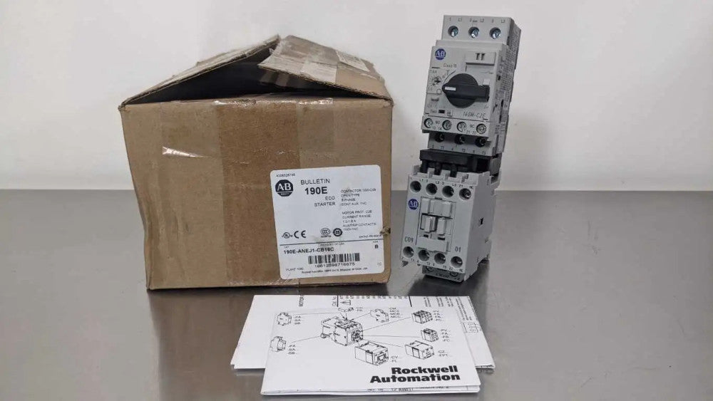 Allen-Bradley 190E-ANEJ1-CB16C Contactor Ser B 1NC 1-1.6A Open Type 100-C09 3 Ph