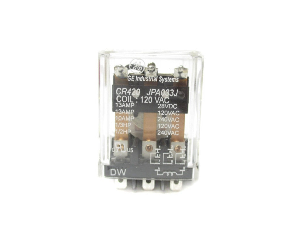 GENERAL ELECTRIC CR420JPA033J 120VAC 13A UNMP