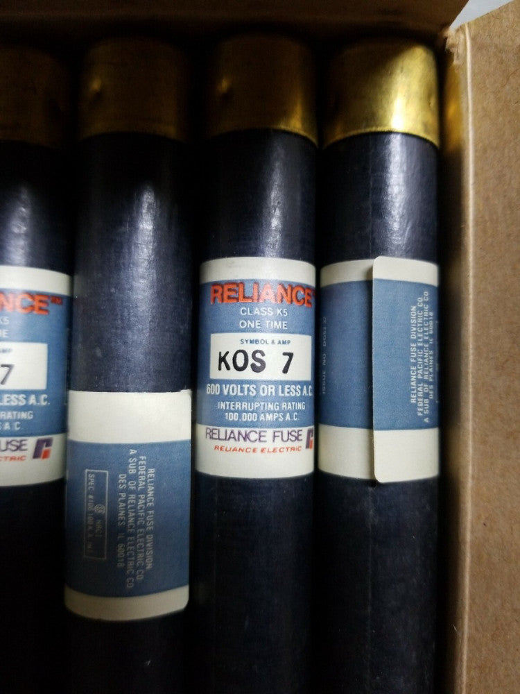 new old stock Reliance KOS 7 Fuse 