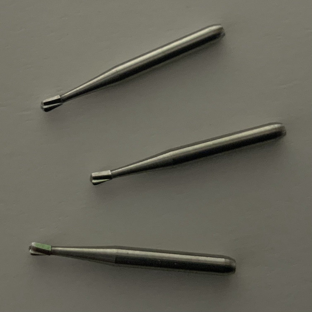 H7.33.010 US# 331 SS FG Pear Carbide Burs QTY 100 Brasseler USA