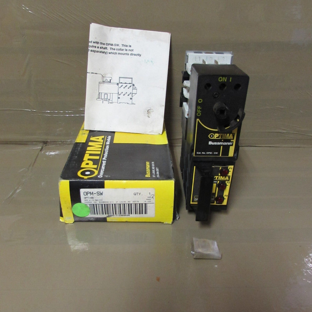 BUSSMAN OPTIMA, OPM-SW, OVERCURRENT PROTECTION MODULE W/SWITCH, NIB! MAKE OFFER!