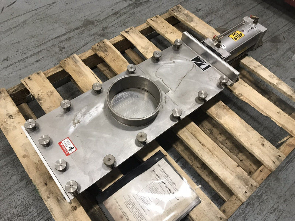 Vortex 008-TS2-S Gate Valve 8" w/ DAC45Q08M Pneumatic Cylinder
