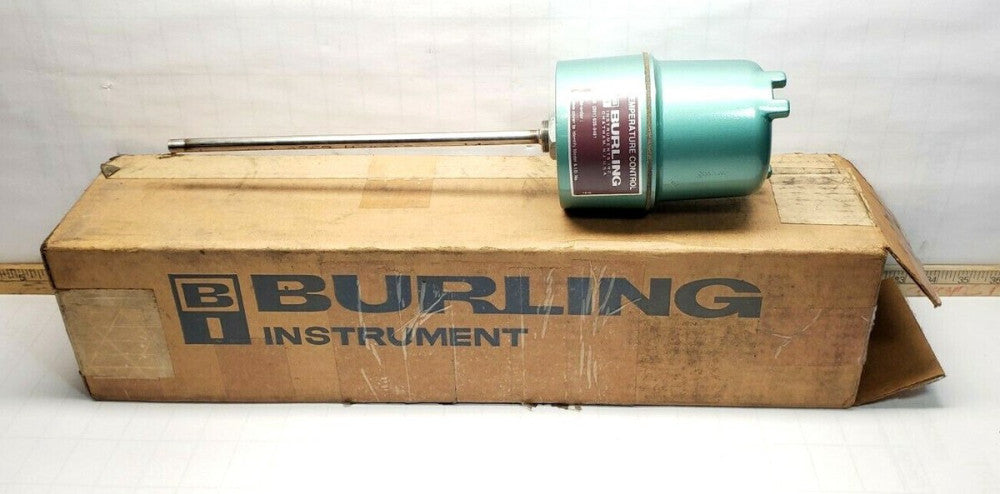 NEW BURLING EXPLOSION PROOF TEMPERATURE CONTROL 100-300 F 9 1/8" PROBE B-IX