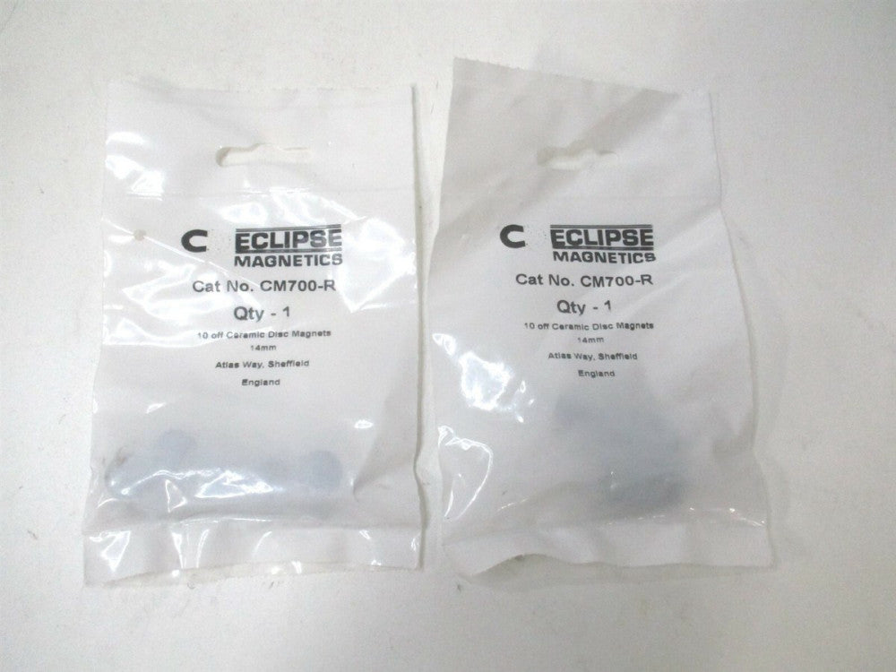 Eclipse (CM700-1) 5mm x 14mm Ferrite Disc Magnet - Lot of 2 
