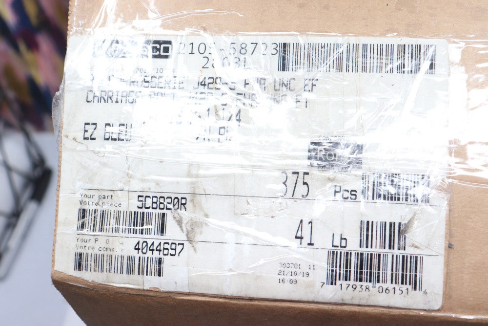 (375-Pk) Infosco Stainless Steel Round Carriage Bolt 1/2"-13 x 1-1/4"