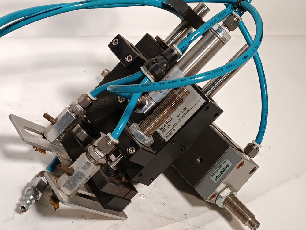 Numatics AR025A1AZC1B Pneumatic Cylinder Assembly w/ SH07501TB1ZCSC Linear Slide