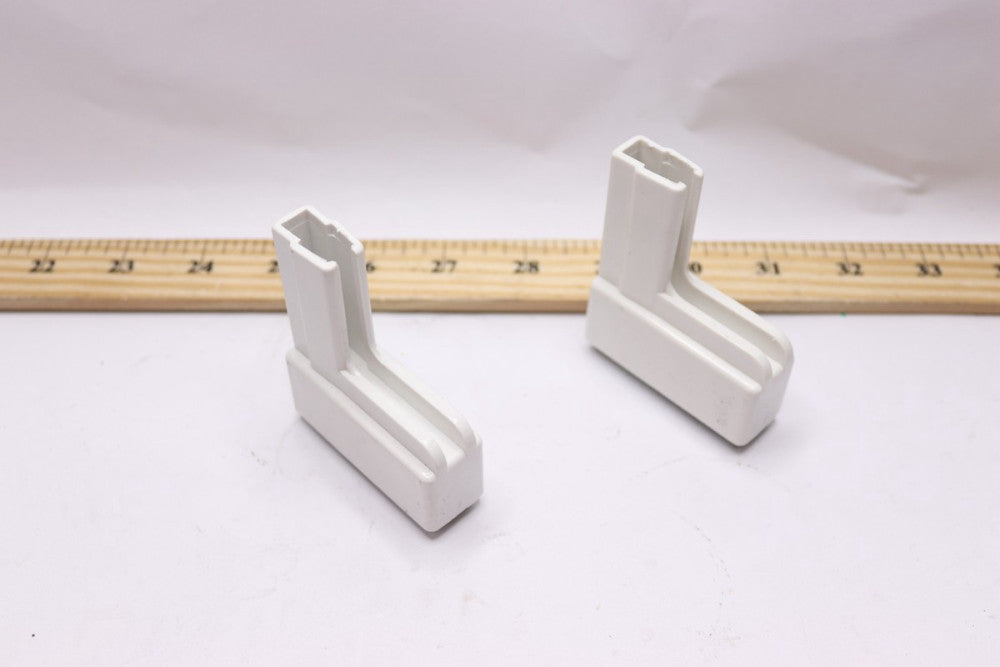 (2-Pk) Magnetic Sign Holder Kit White for 12"H Sign 