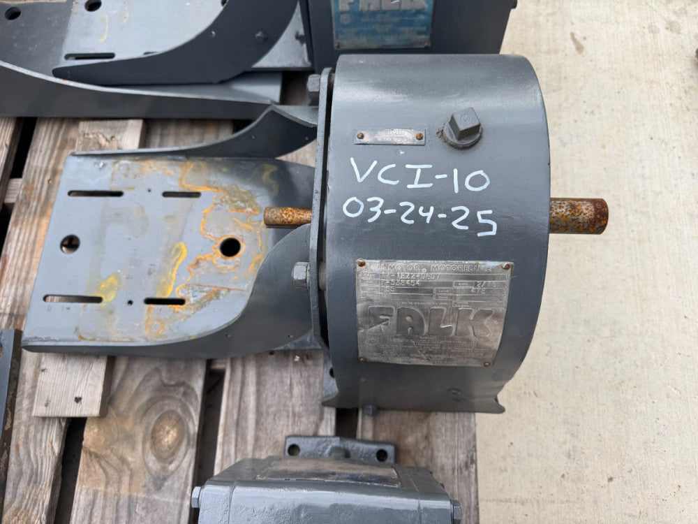 USED FALK 1EZ2-06D7 ENCLOSED GEAR DRIVE MOTOREDUCER 11.478 RATIO 11-1EZ2-06DZ