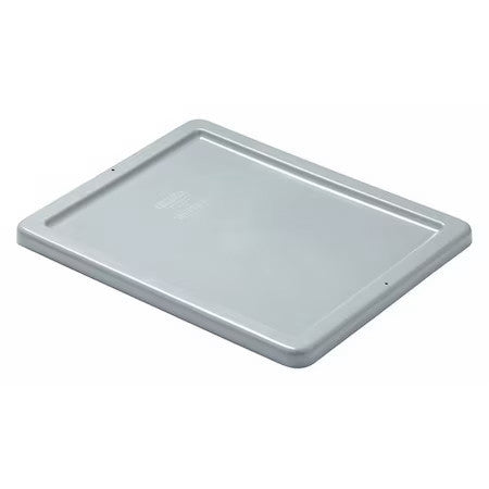 Rubbermaid Commercial Fg172000gray Lid, 19 5/8 In L, 15 1/2 In W, Gray, Plastic