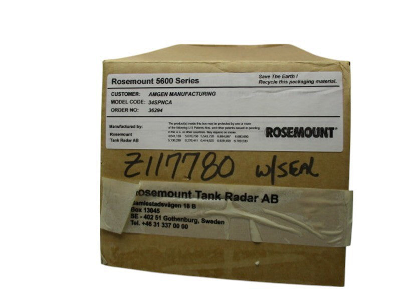ROSEMOUNT 5600 SERIES 34SPNCA TANK RADAR AB  NSMP