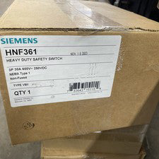 New! SIEMENS HNF361 HD SAFETY SWITCH 3P 30A 600V  N1  Non-Fused