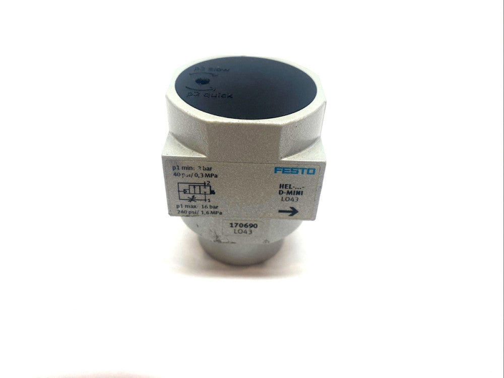 Festo HEL-D-MINI 170690 Start Valve 240psi
