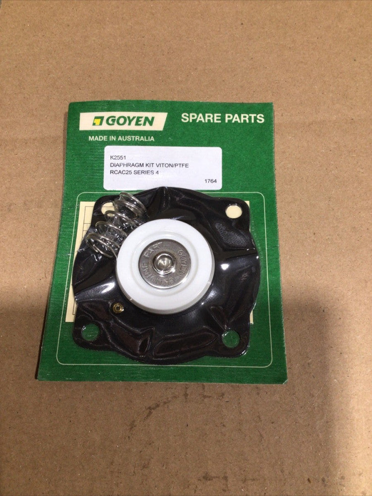 GOYEN K2551 DIAPHRAGM REPAIR KIT  VITON/PTFE RCAC25 NOS