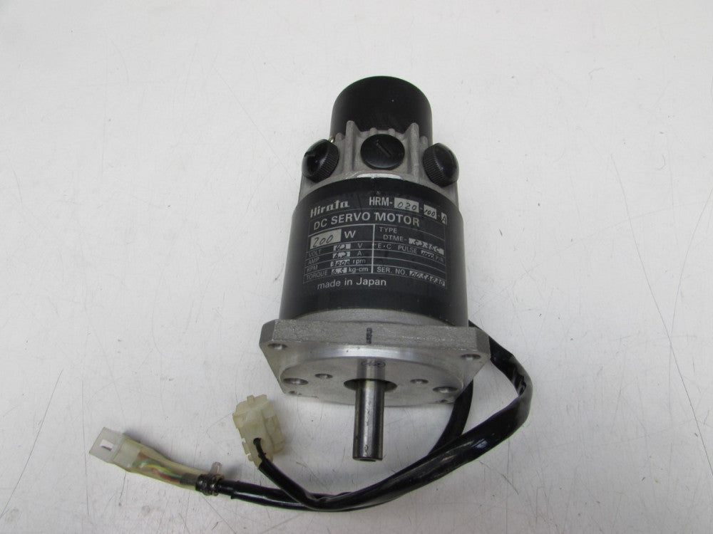 HIRATA HRM-020-100A , DC SERVO MOTOR, 200W, 3000 RPM, N/NIB! MAKE OFFER!