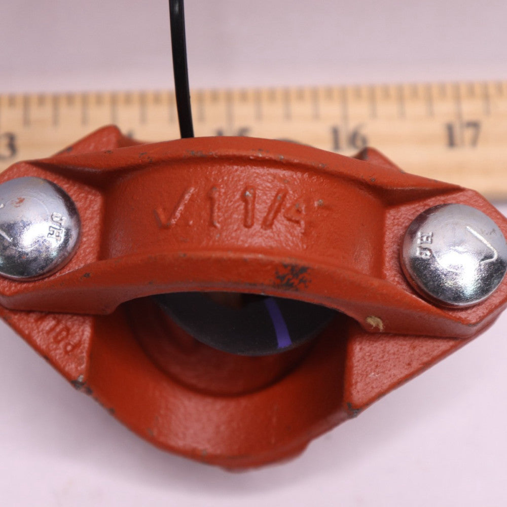 Victaulic Tee Gasket Rubber Ductile Iron 1-1/4" x 1-1/4" x 1"