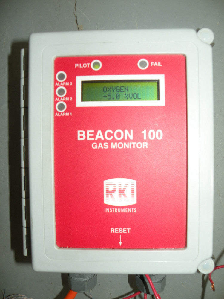 RKI Instruments Beacon 100 Gas Monitor Wired & Guaranteed