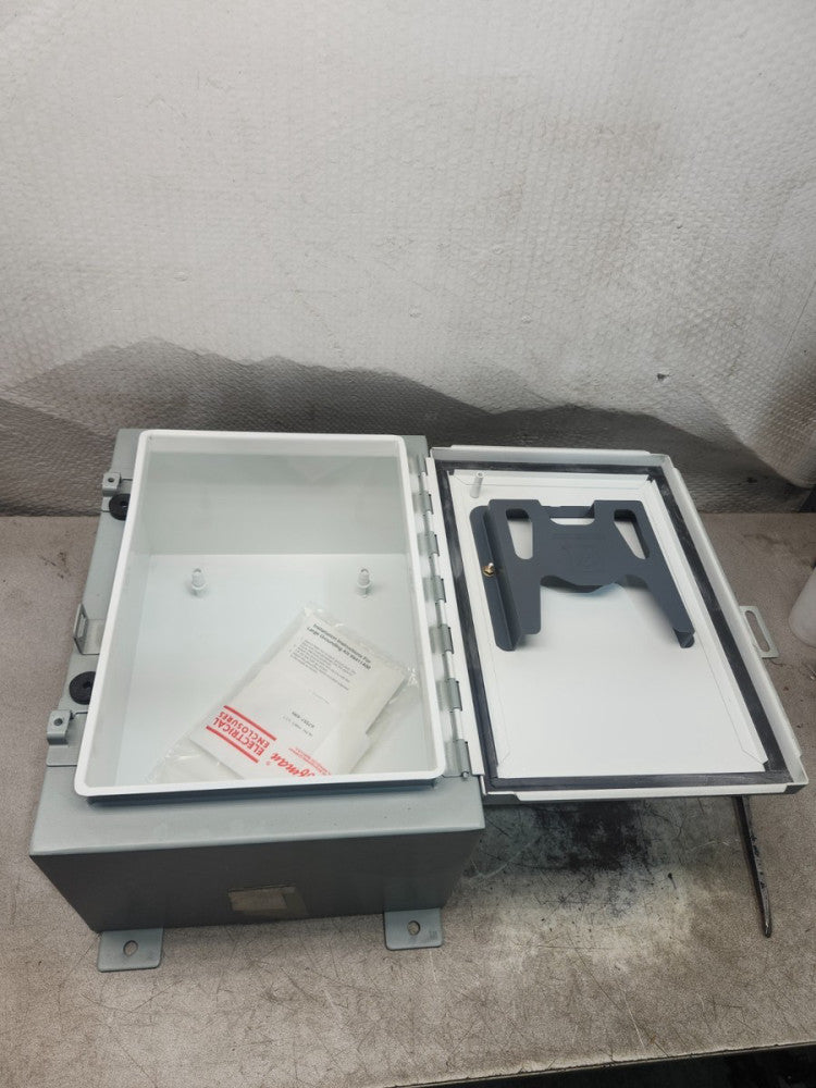 NEW NO BOX HOFFMAN NEMA TYPE 12 ENCLOSURE 16.00 X 12.00 X 8.00 A-161208LP