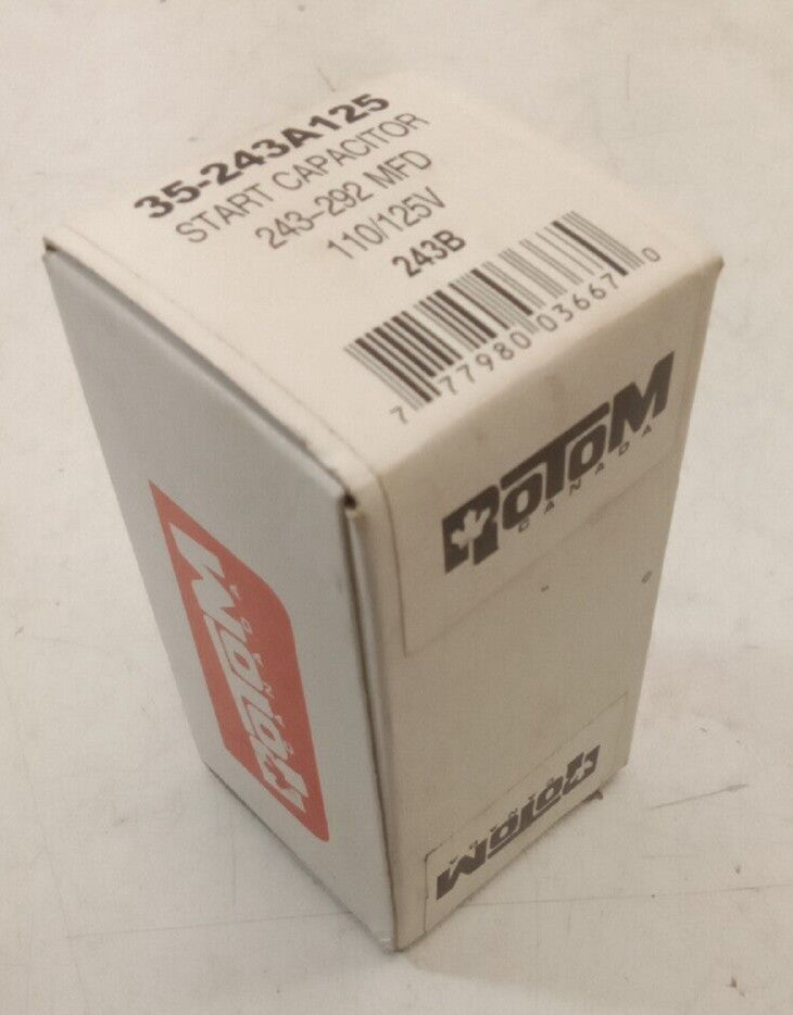 Rotom Canada 35-243A125 Start Capacitor 110/125V
