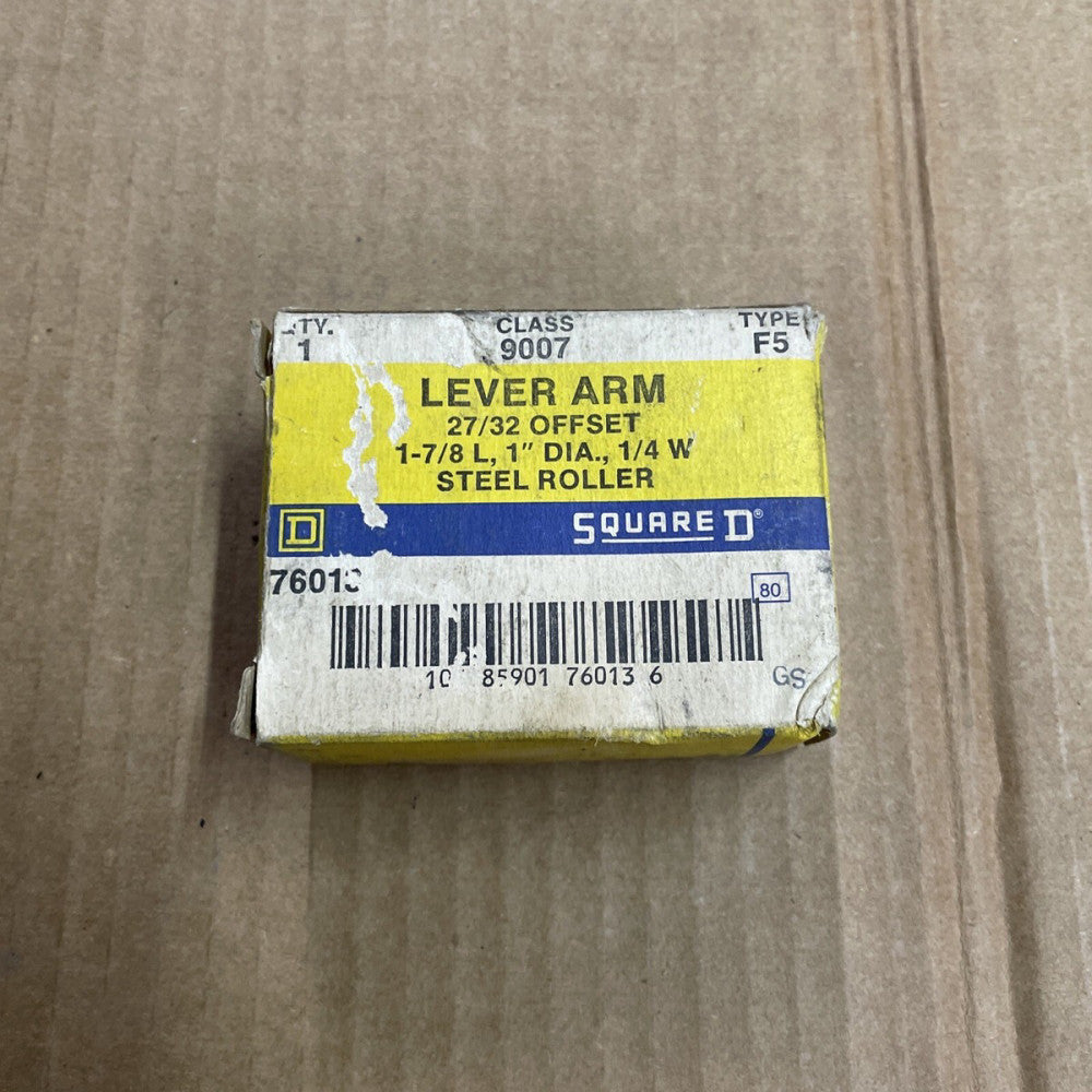 SQUARE D TYPE F5 CLASS 9007 LEVER ARM STEEL ROLLER 1-7/8L,1" DIA X 1/4W