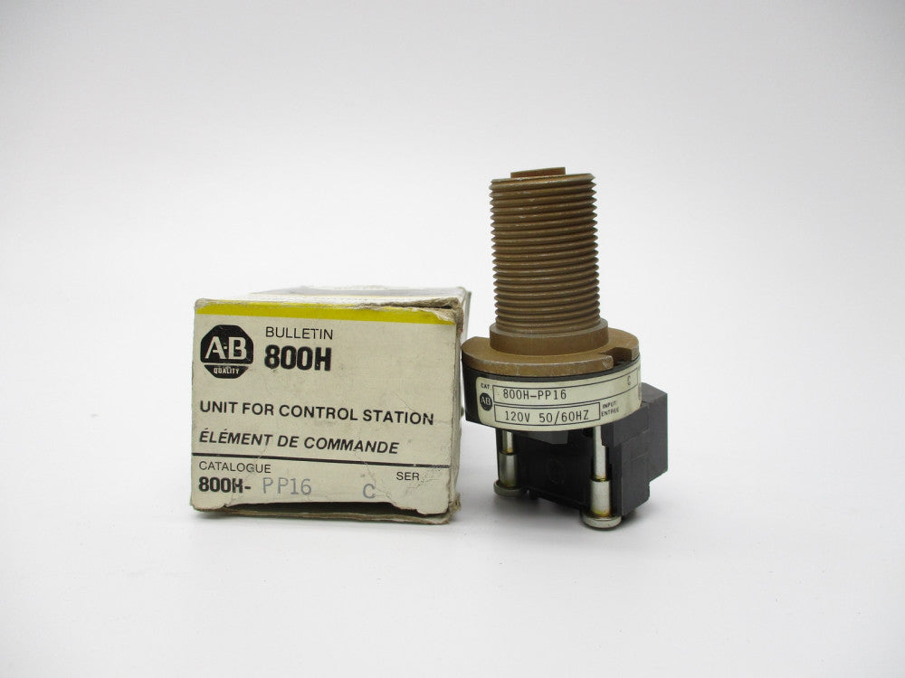 ALLEN BRADLEY 800H-PP16 SER. C 120V (BK/YL) NSMP