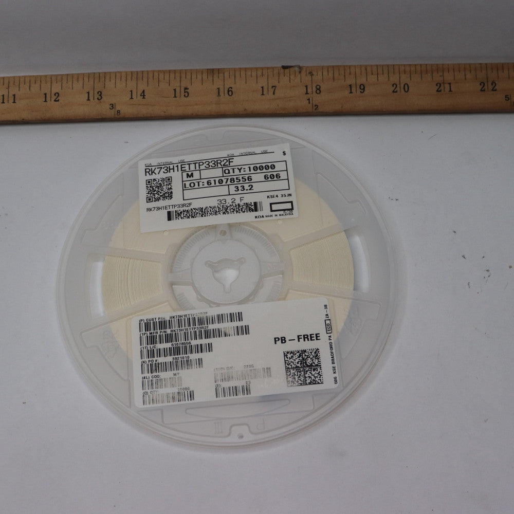 (10000-Pk) Chip Resistor Moisture Resistant Thick Film 33.2 Ohms Â±1% 0.1W 1/10W