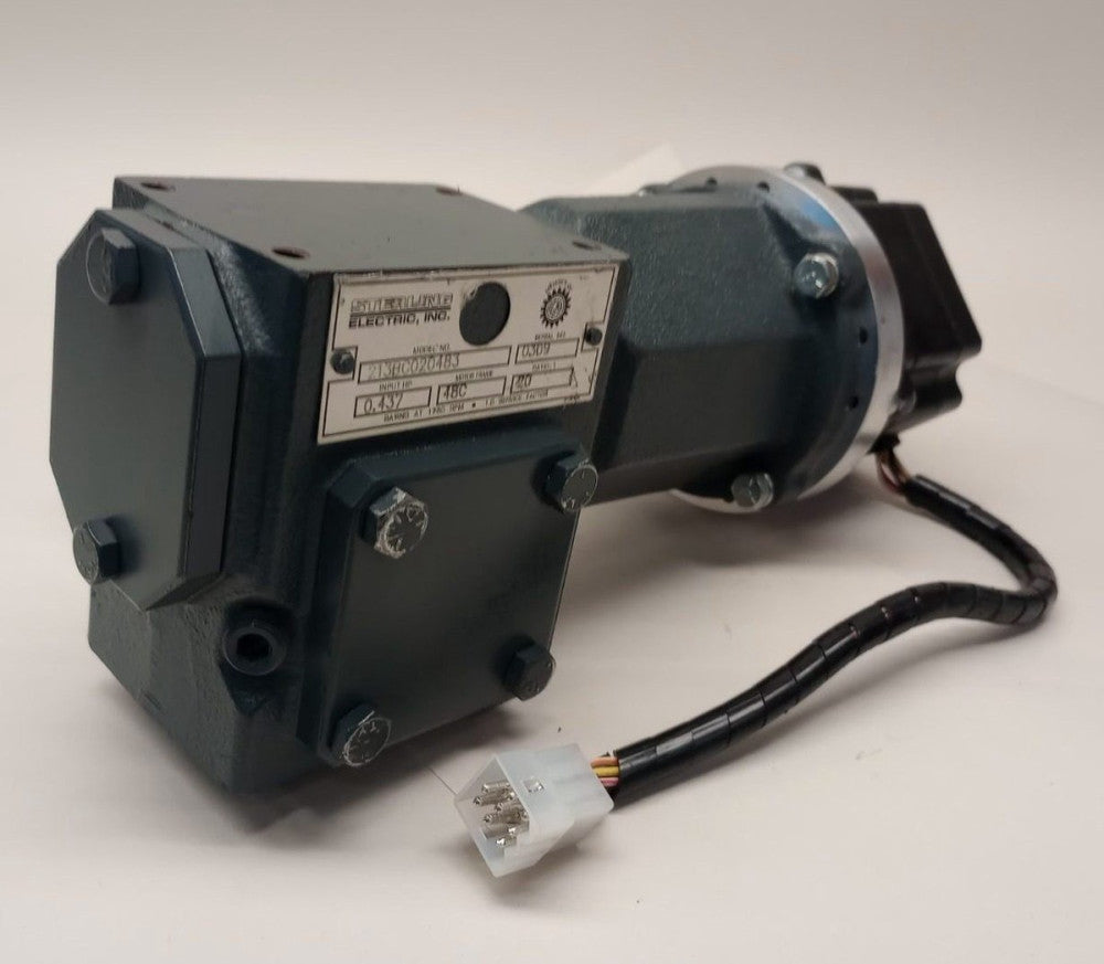 Sterling 213BC020483 Used Gear Motor 0.437hp 20:1 Anaheim 34Y008S-LW8