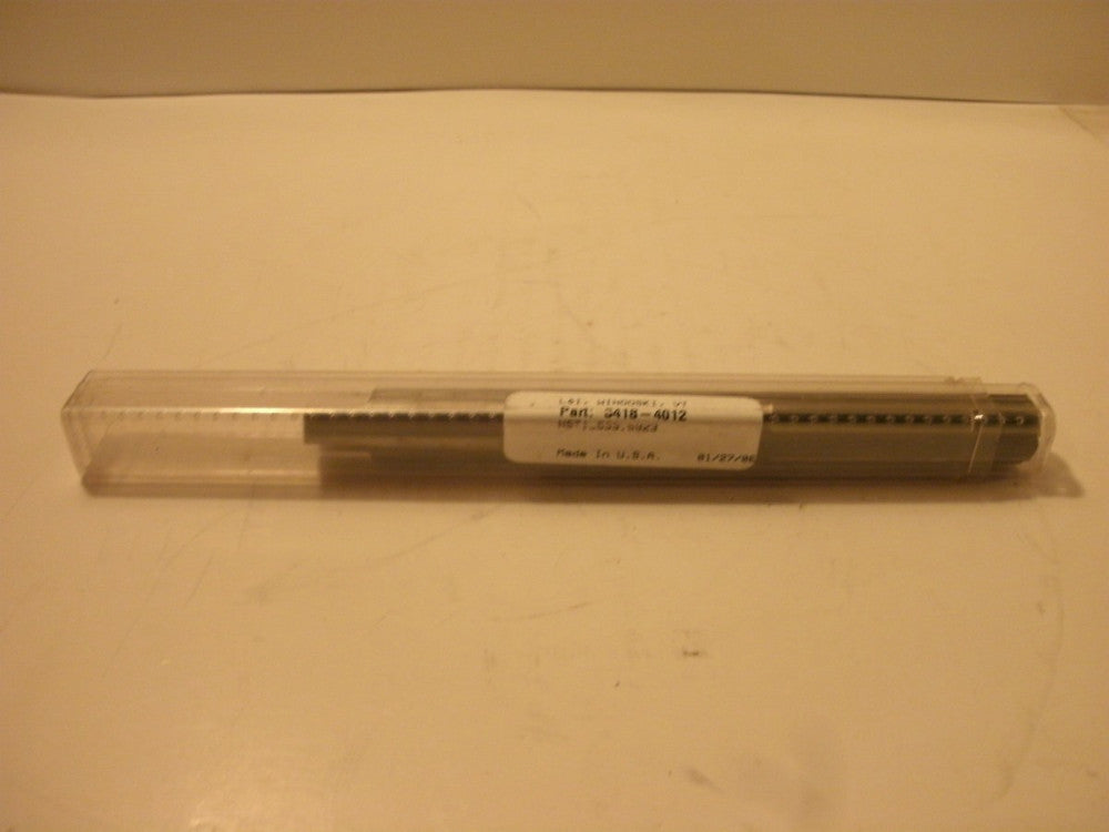 L & I NST1_533.5923 CHUCKING REAMER STRAIGHT FLUTE 8 FLUTE HSS 533 H-O B NIB