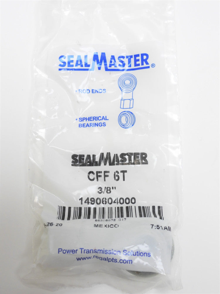 SealMaster 3/8" Bore Female Threaded Right Hand Rod End 0.3750 3/8-24 UNF Shank 