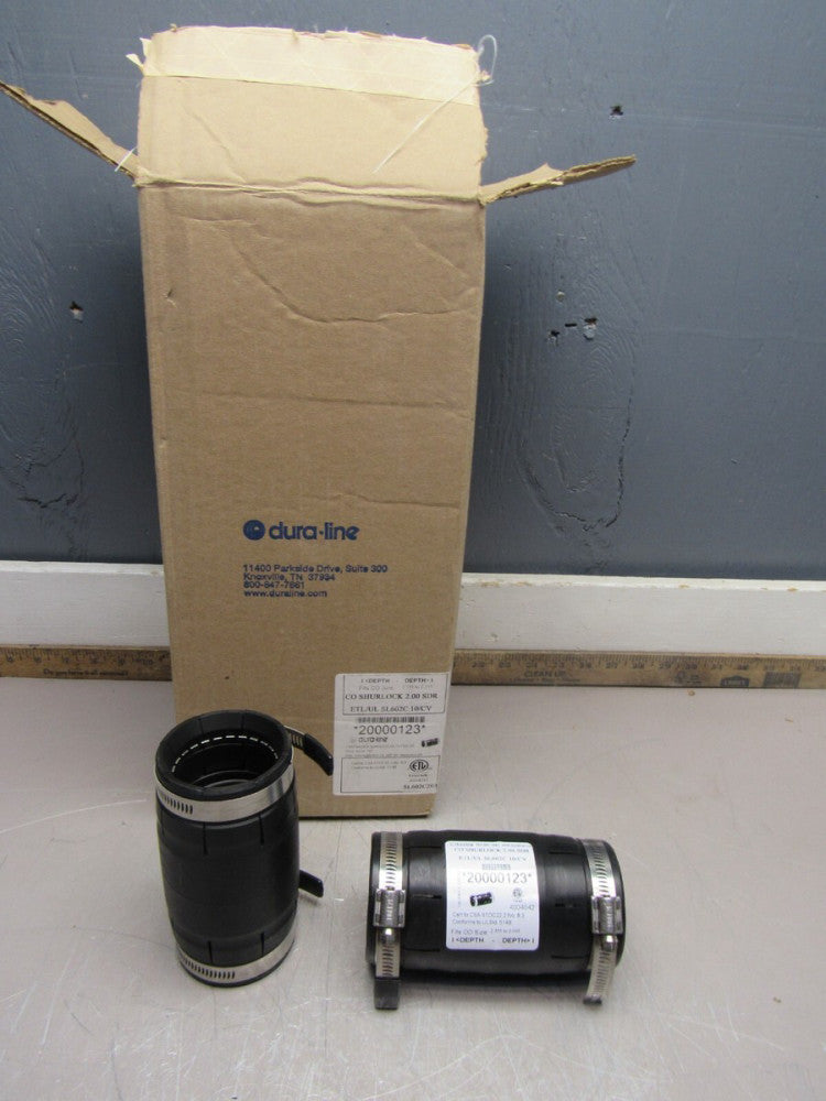 CASE OF 10QTY DURA-LINE SHURLOCK 2.00 SDR 20000123 2.355-2.395 NEW IN BOX M/O !!