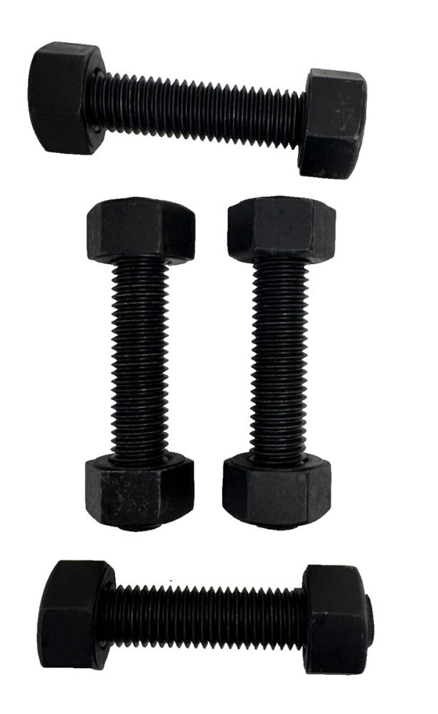 5/8"-11X 3 1/2" GRADE B7 FULL THREAD STUD BOLT W/ GRADE 2H HEX NUTS *LOT OF 4*