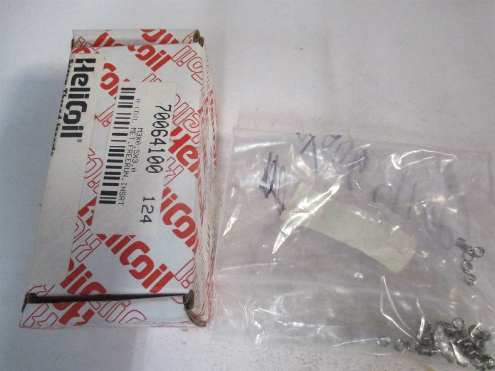 Heli-Coil (A1084-3CN030) M3x0.50 Metric 3mm Free Running Helical Insert - Qty 38