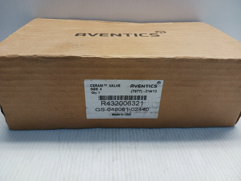 New Aventics R432006321 Size 4 Directional Valve 4-way 120 Vac