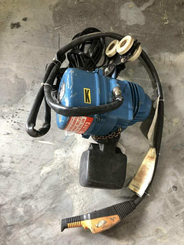 Mannesman Demag PKV1-V1 10ft Electric Chain Hoist 500LB 16FPM 460V 3PH