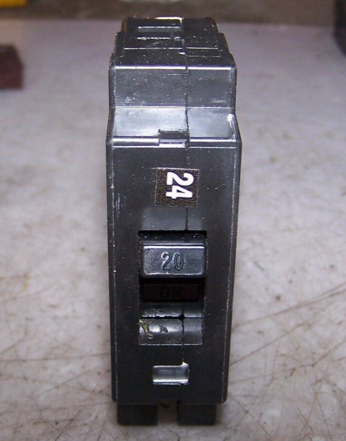 Square D 20 Amp Circuit Breaker 277 VAC Single Pole  EH14020HID