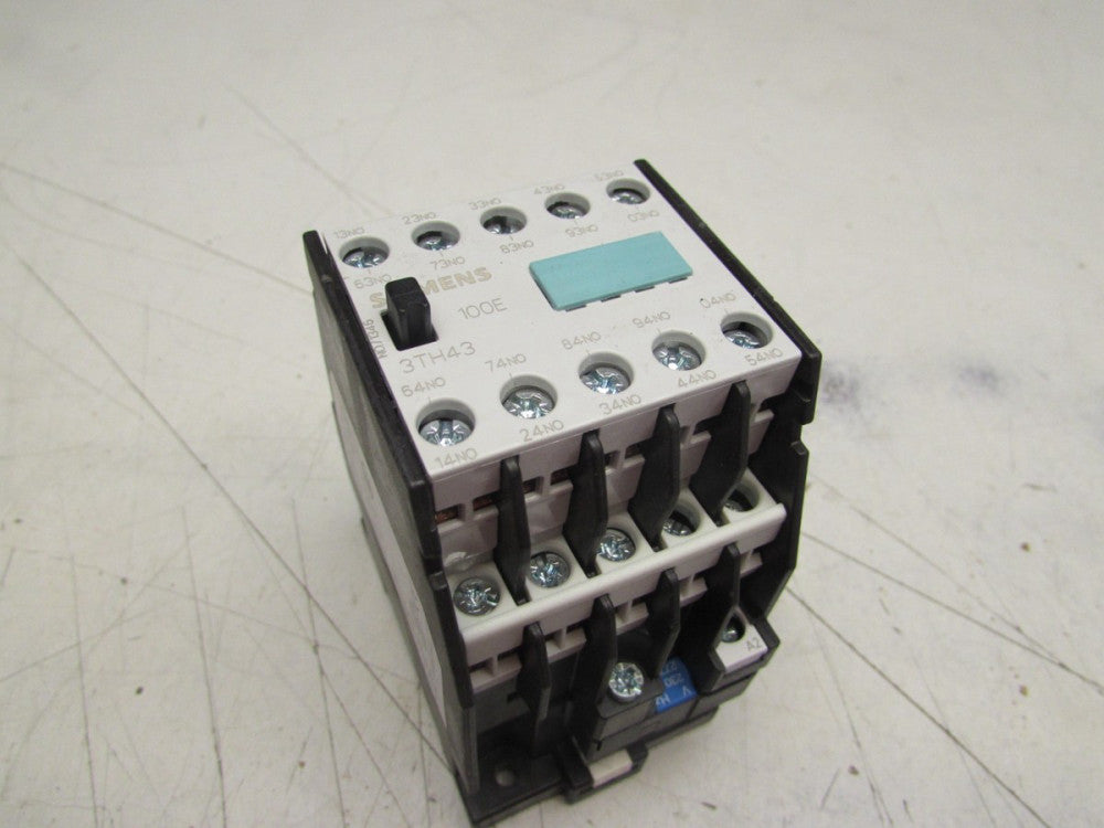 SIEMENS 3TH4310-0A CONTACTOR RELAY 230/277V-COIL 50/60HZ XLNT USED M/OFFER!!