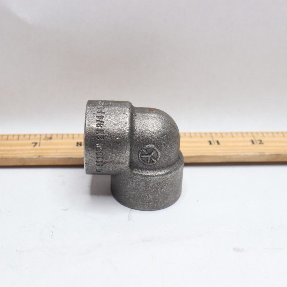 Skorea Threaded 90 Degree Elbow Fitting Merchant Steel 3/4"
