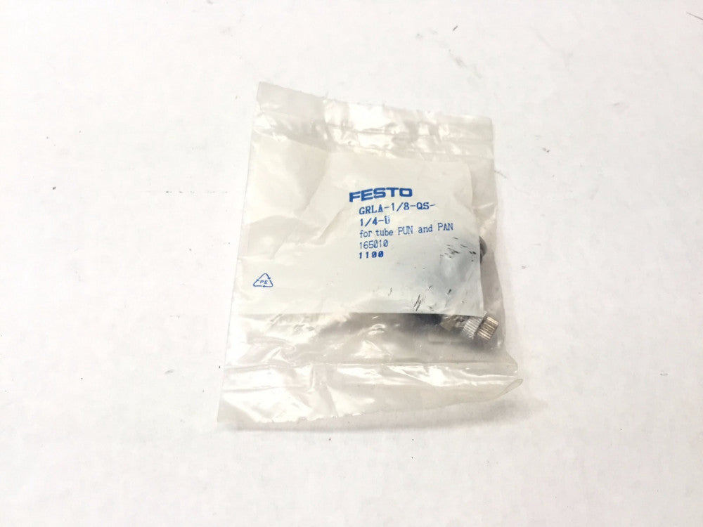 Festo GRLA-1/8-QS-1/4-U One-Way Flow Control Valve 165010