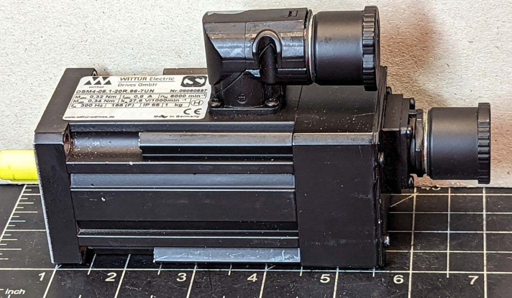 Wittur Electric DSM4-05.1-20R.96-7UN Servo Drive Motor Used Un-Tested [B8BC]