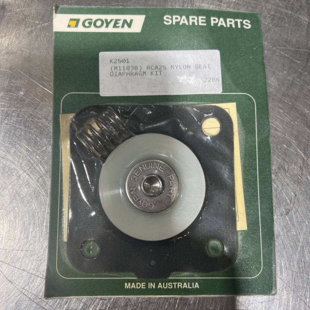 Goyen, K2501, M1183B RCA25 Nylon Seat Valve Diaphragm Rebuild Repair Kit Valve