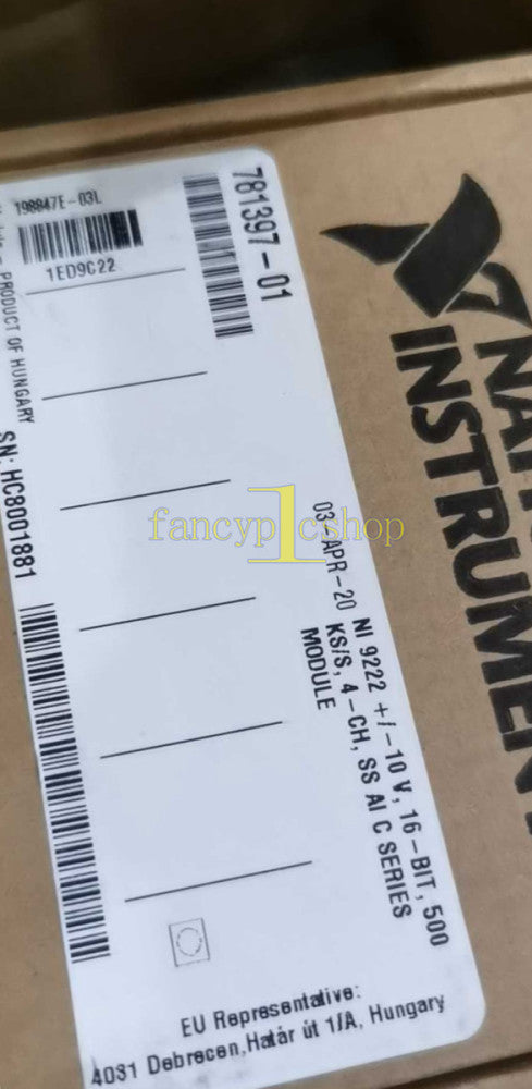 1PCS NEW NI 9222 781397-01 Analog Input Module