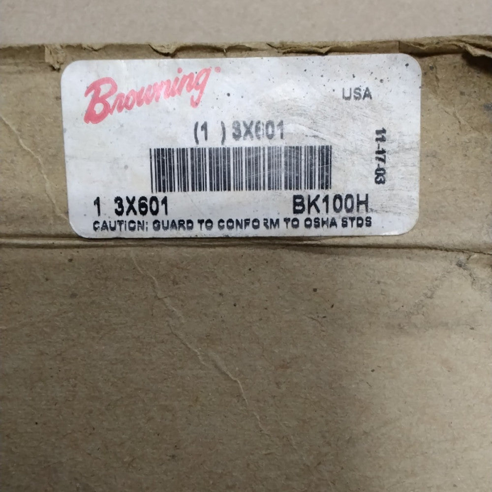  Browning BK100H Single Groove Sheave/Pulley 9-3/4" dia. F123