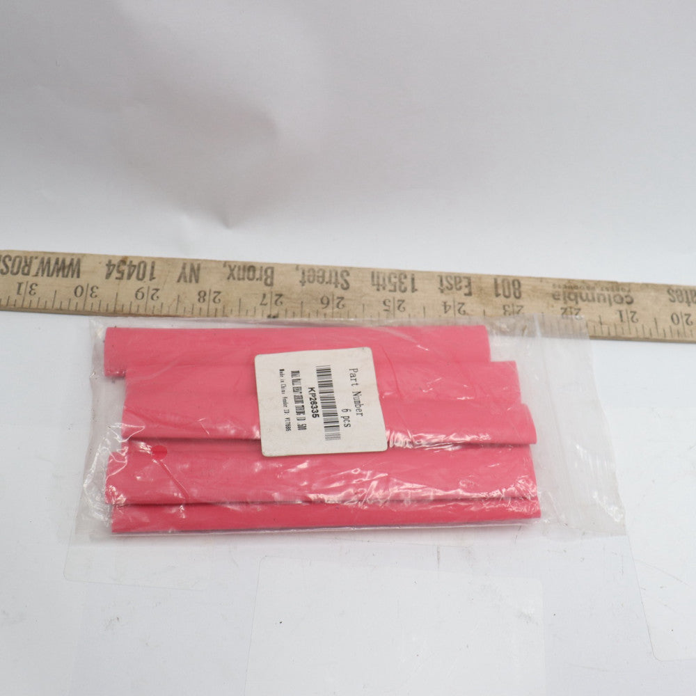 (6-Pk) Heavy Wall Adhesive-Lined Heat Shrink Red 6" KP26335