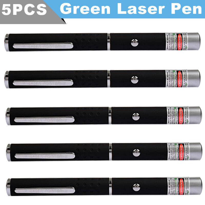 2025 new 5PC Green Laser Pen Visible Beam For Pet Toy Single Point Lazer 1mw 