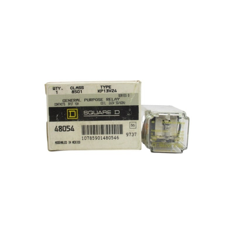SQUARE D 8501KP13V24 SER. D 240V 10A NSMP