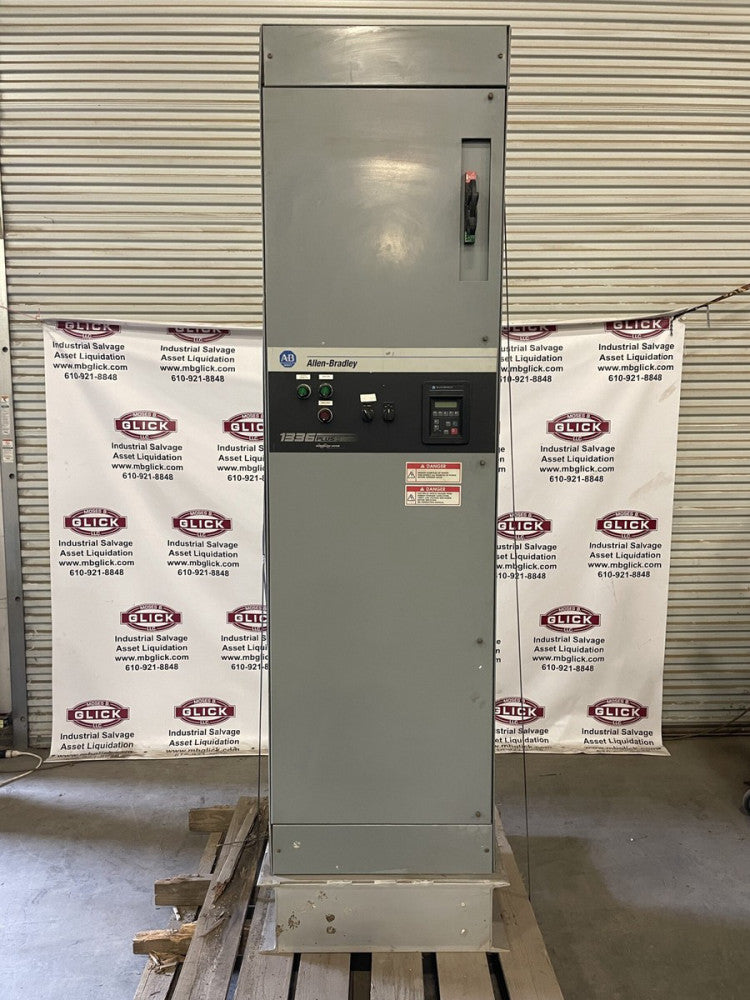 Allen-Bradley 1336F-B100VAJ-CB-CP-D11-D21-HJ2C-M VFD 125HP / 250A Breaker