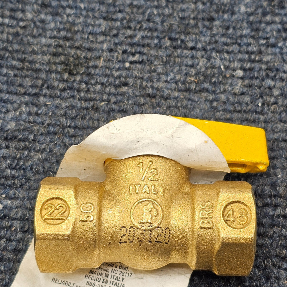 (QTY 3) RELIABILT 867989: AMERICAN VALVE 1/2-in FNPT Brass Ball Valves