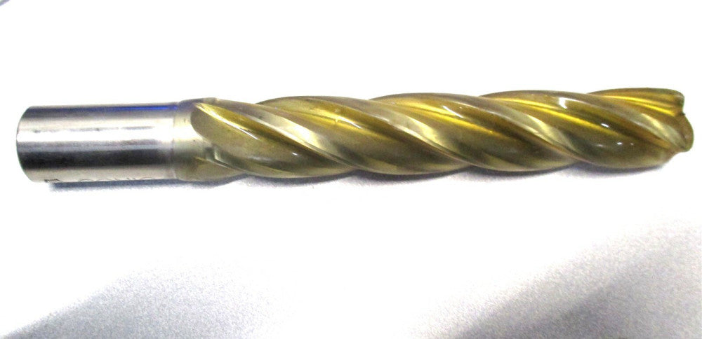 Conical (SL-1606) 1" x 1" x 3" x 8-1/2" 4-Flute SE LH HSS Standard End Mill