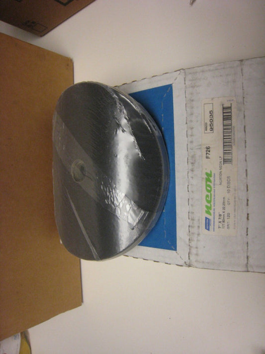 20 ct Norton Neon 7" x 7/8" Abrasive Discs 95035 F726 120 Grit Sanding grinding 