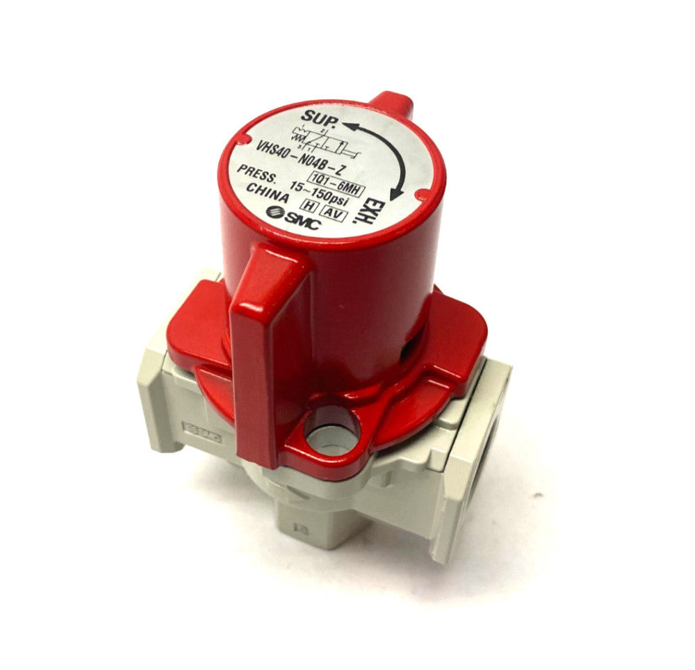 SMC VHS40-N04B-Z Manual Lockout Relief Valve Single Act 3-Port